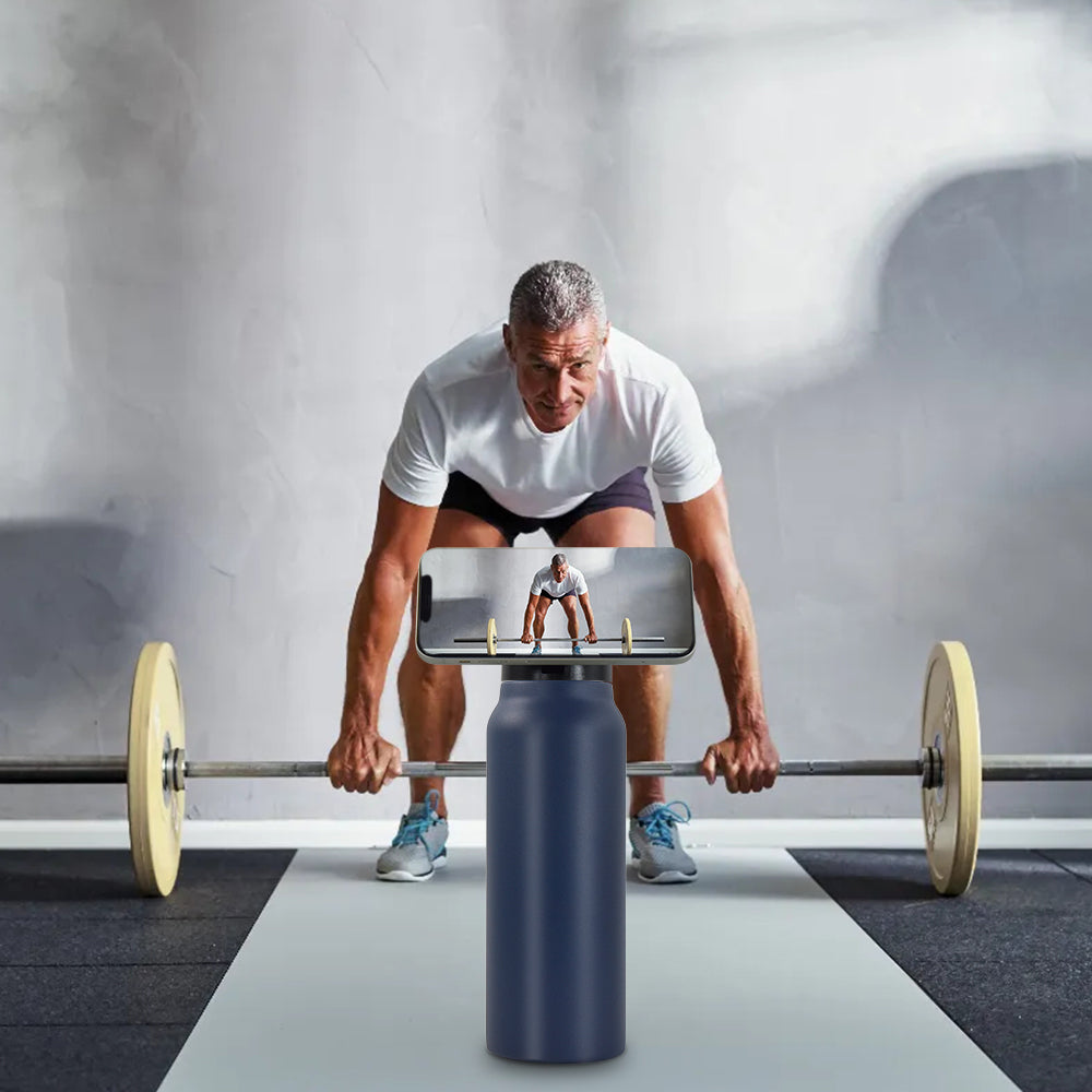 Butelka na wodę MagSafe z magnetycznym uchwytem na telefon – Smart Hydration 710 ml