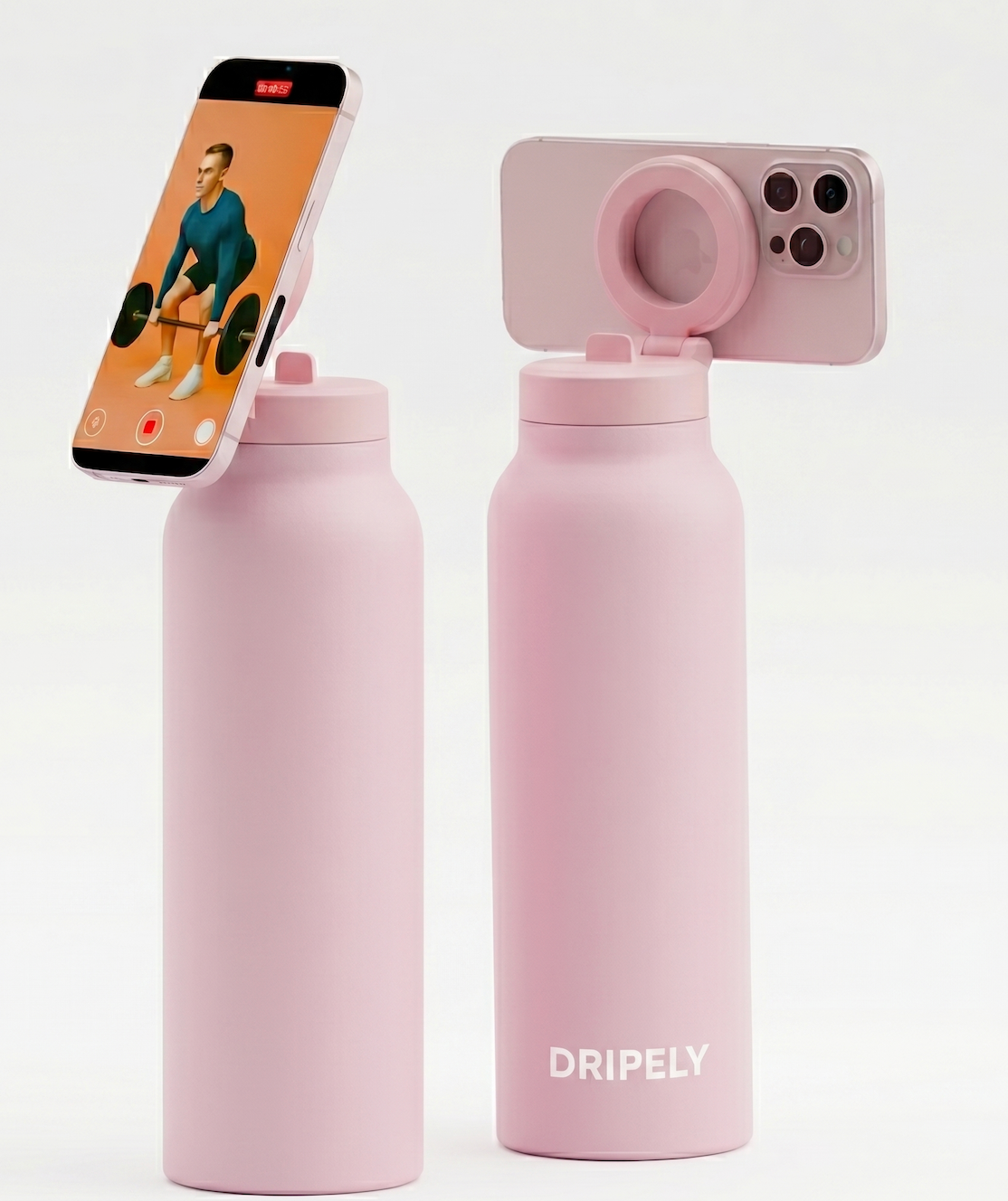 Butelka na wodę MagSafe z magnetycznym uchwytem na telefon – Smart Hydration 710 ml